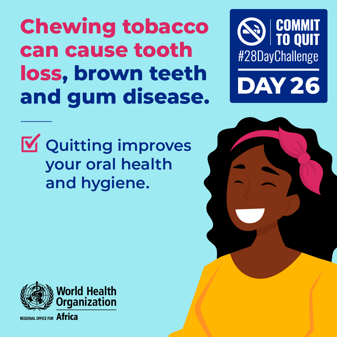 World No Tobacco Day 2021 : Today is a good day to quit tobacco! | WHO