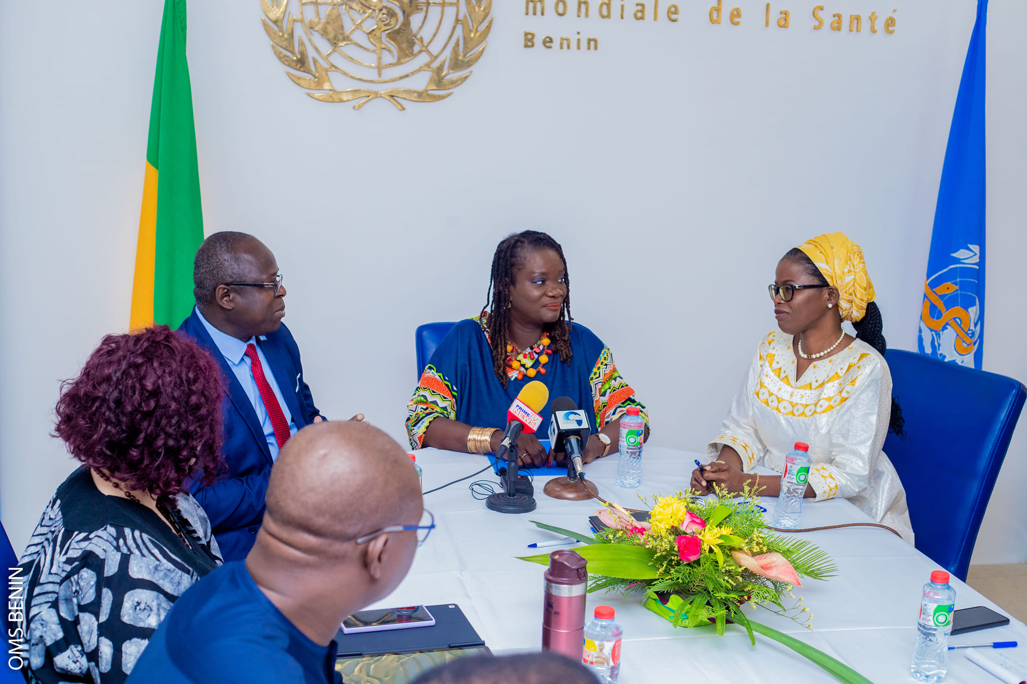 Signature d'accord entre l'OMS qui concède l'occupation de 1500m²  de l'espace abritant ses locaux à Parakou pour  l'installaton de tentes de stockage d'intrants.