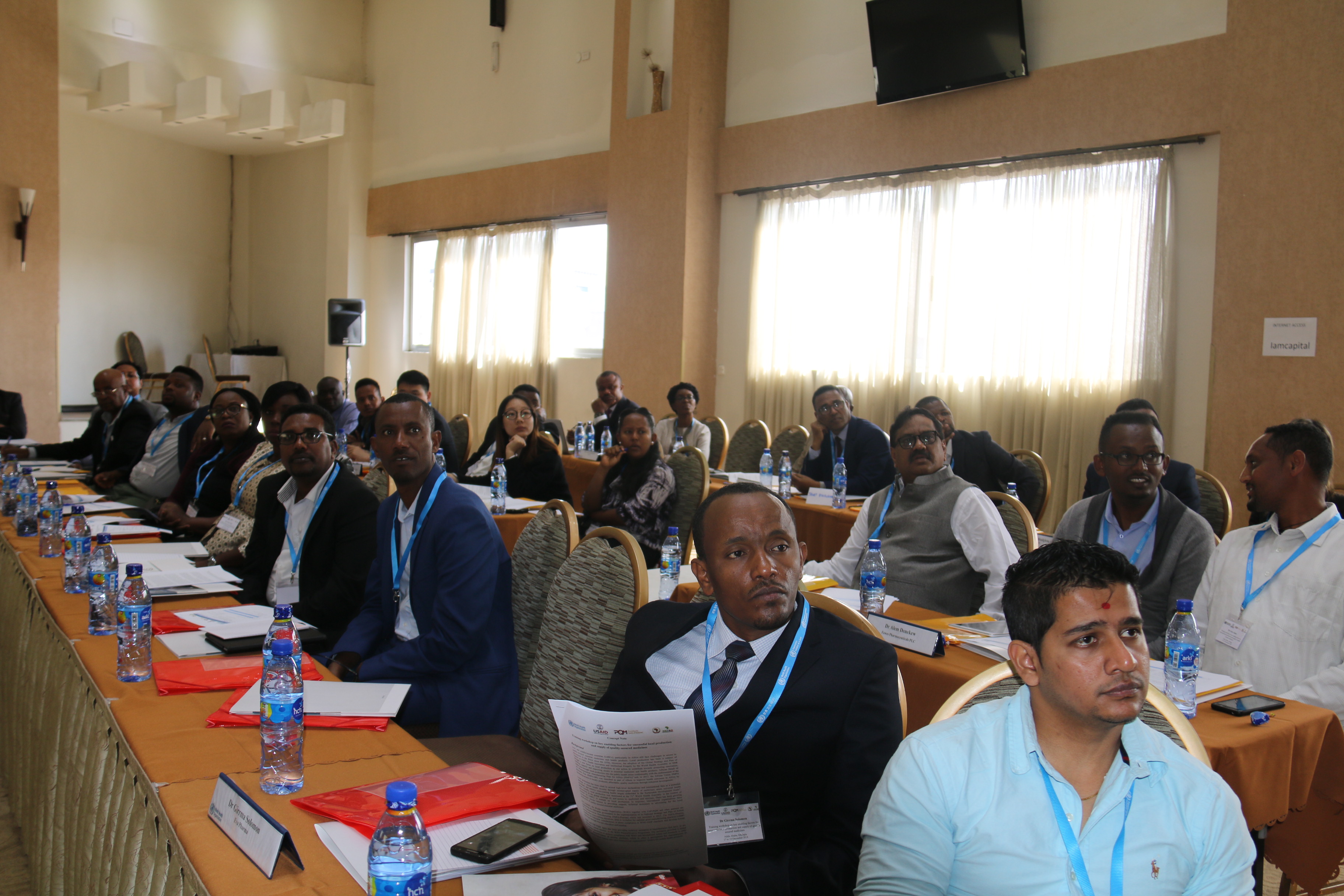 Participants attending the training workshop