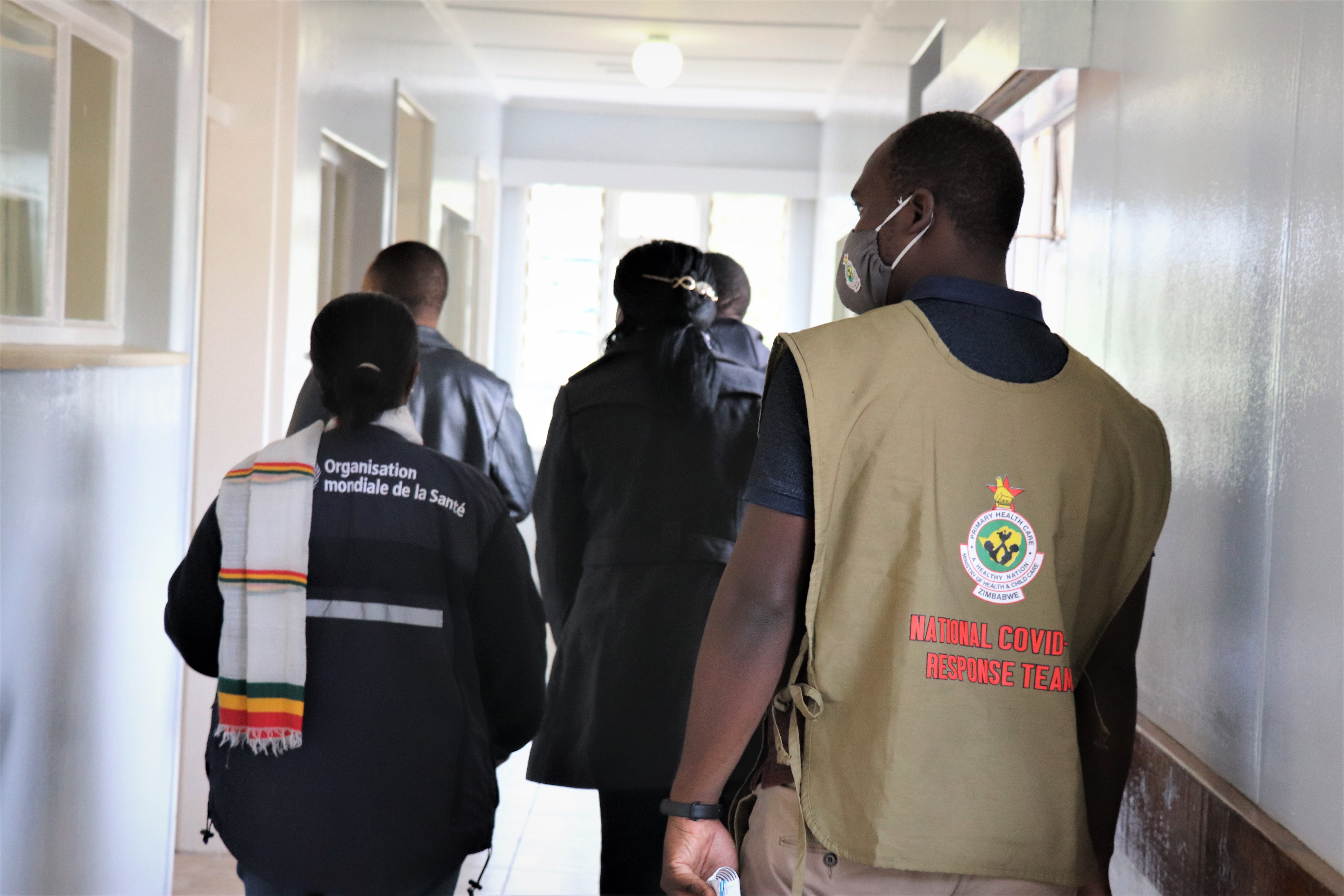 MoHCC and WHO assessing Chiredzi Hospital COVID-19 Isolation centre