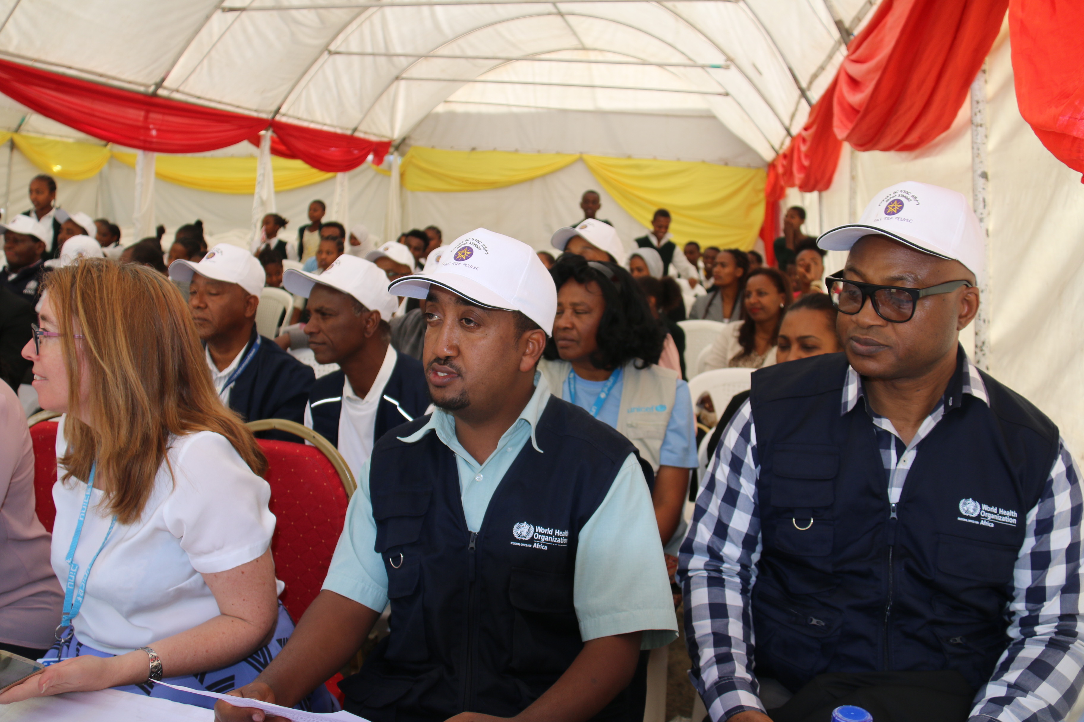 The HPV launch participants attending the ceremony