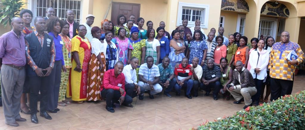 Group photo of participants at the Sentinel Surveillance for Influenza Training in Monrovia