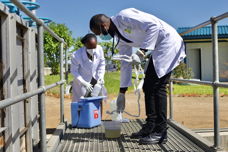 A sewage plant, surveillance and polio fight in Zambia