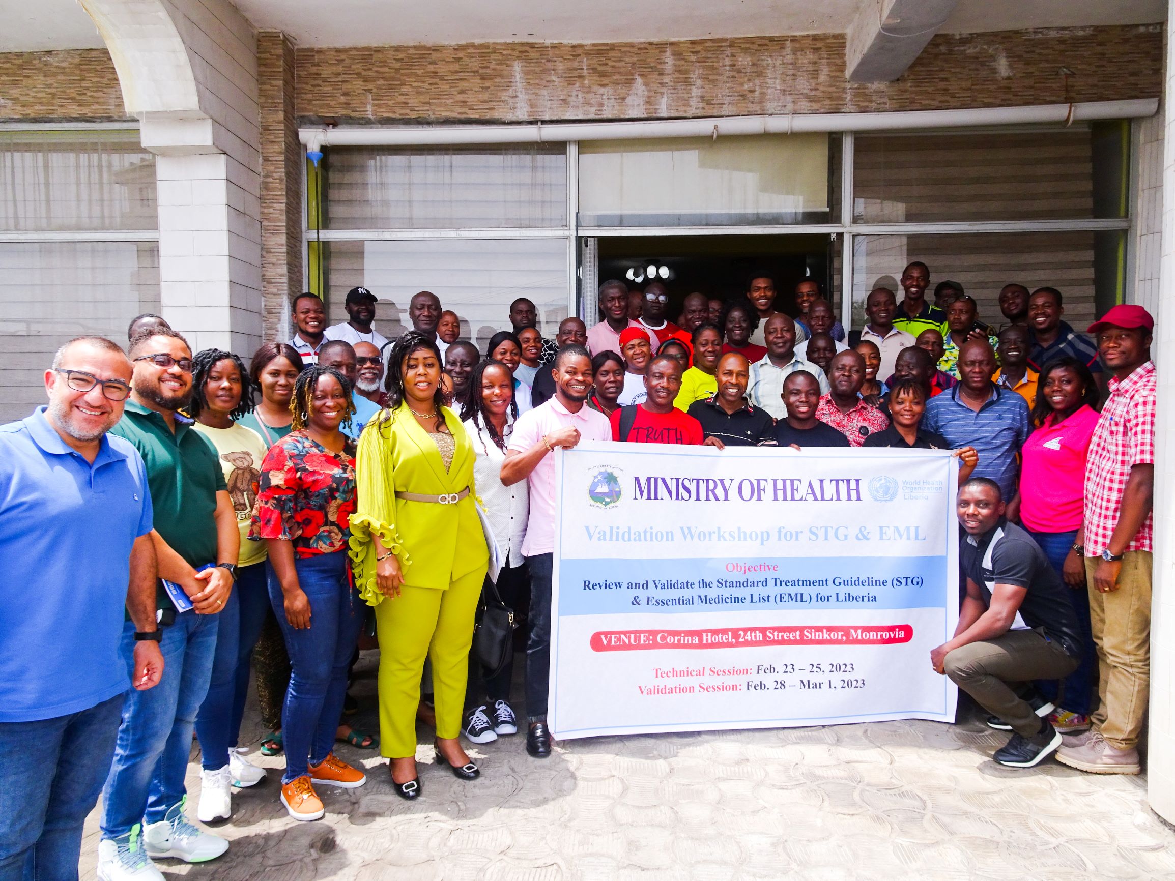 Revitalización de la atención médica: Liberia actualiza sus Pautas nacionales de tratamiento estándar y la Lista de medicamentos esenciales para mejorar la prestación de servicios de salud de calidad |  OMS