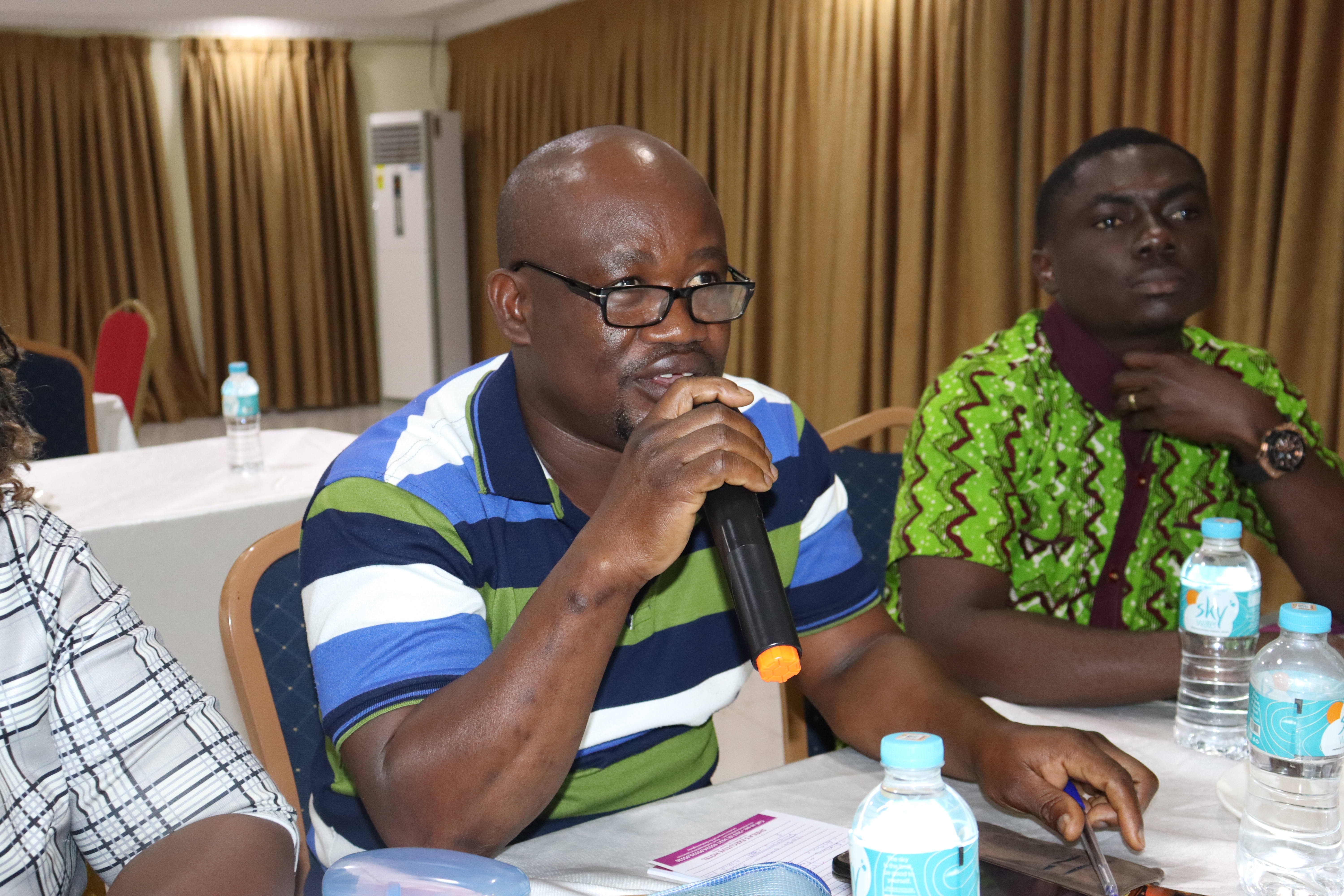 Vog-Enga Sebastian, Physician Assistant, Seikwa Health Center making a submission on diabetes