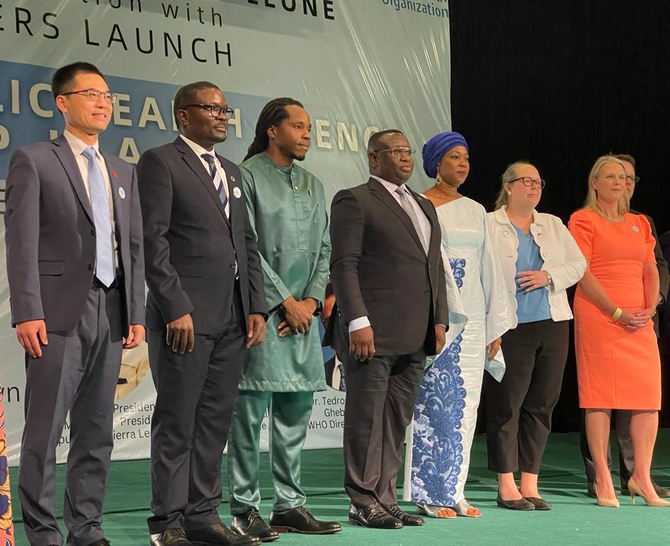 Sierra Leona lanza una Agencia Nacional de Salud Pública para fortalecer la infraestructura sanitaria |  OMS