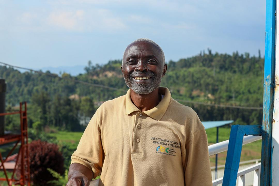 Martin Mbasabagukizwa, a community health worker in Karongi
