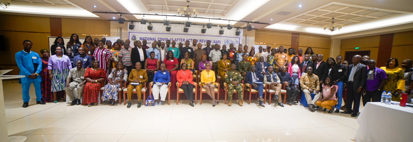 Group photo of participants at the AAR Meeting in Monrovia