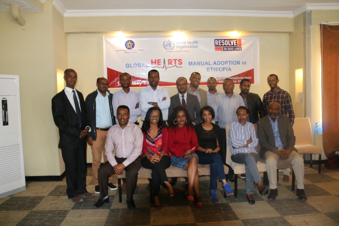 Global HEARTS’ Manual Adoption workshop Participants in Addis Ababa