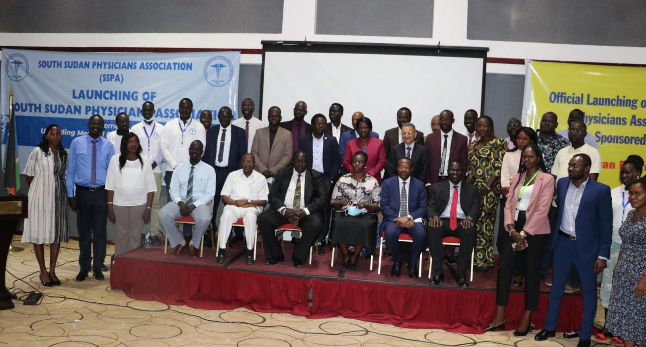 A public lecture held with South Sudan’s Physicians Association 