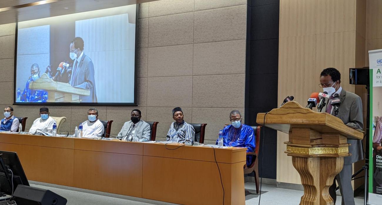 WHO Representative, Dr. Desta Tiruneh, highlighted the importance of collaboration in defeating NCDs during his speech to the dignitaries in presence, including H.E. President Adama Barrow