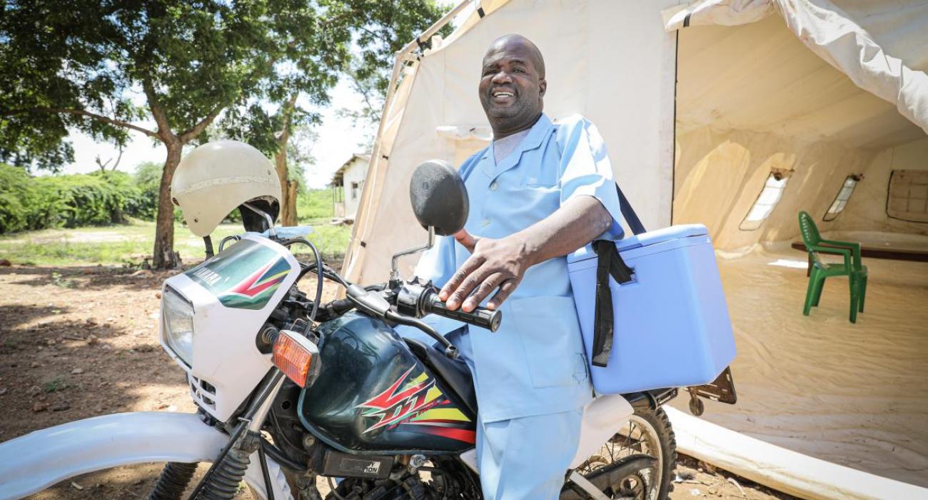 Blan Makawi, a senior health surveillance assistant based at Karemba Community Hospital in Nsanje, Malawi, was instrumental in the largest of the settlements, Bangura camp