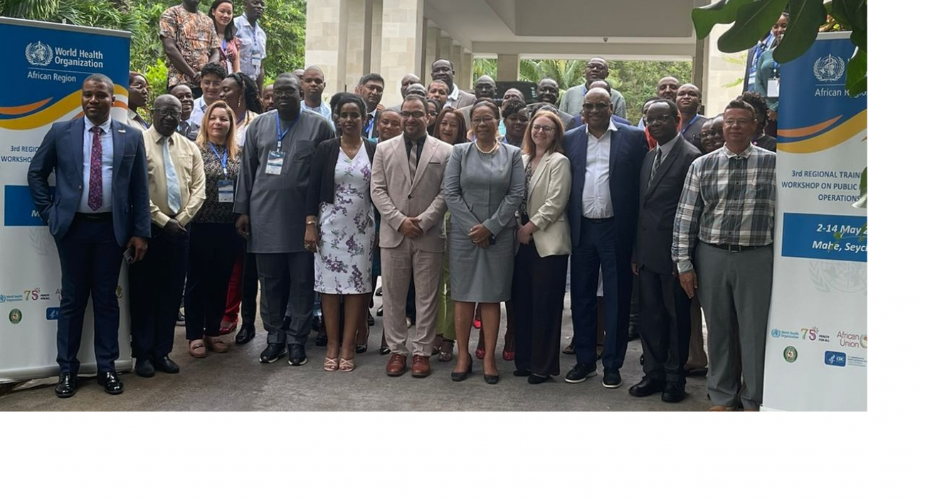 The Seychelles Ministry of health hosts the third regional training of trainers workshop on public health emergency operations centres (pheocs)