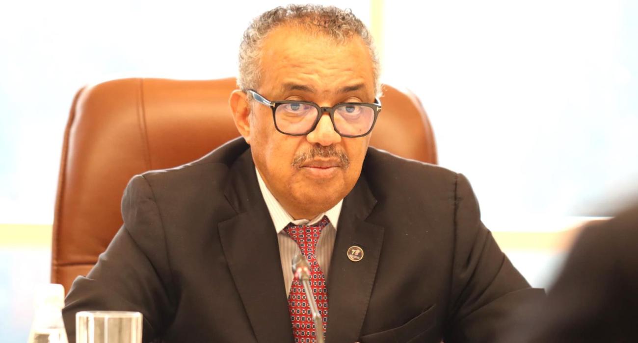 World Health Organization (WHO) Director-General, Dr Tedros Adhanom Ghebreyesus