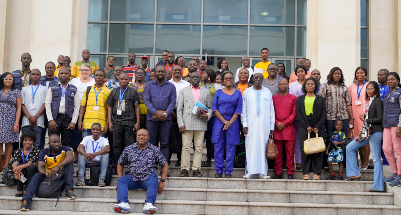 Group photo of Stakeholders, External Evaluators and  participants after Liberia's JEE 
