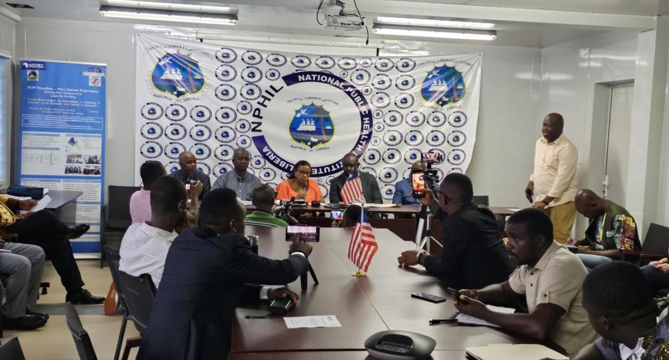 Joint Press Conference prior to the start of the 2nd JEE for Liberia