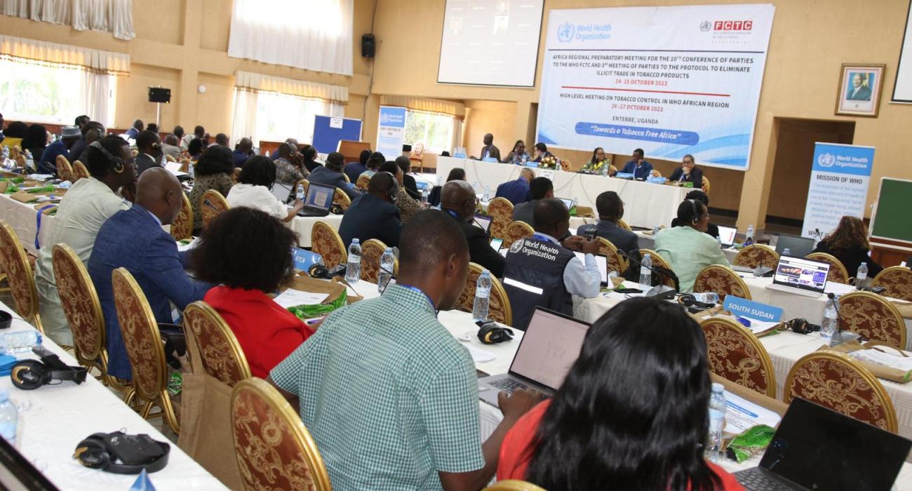 WHO AFRO meeting Ahead of Two Global Tobacco Conferences