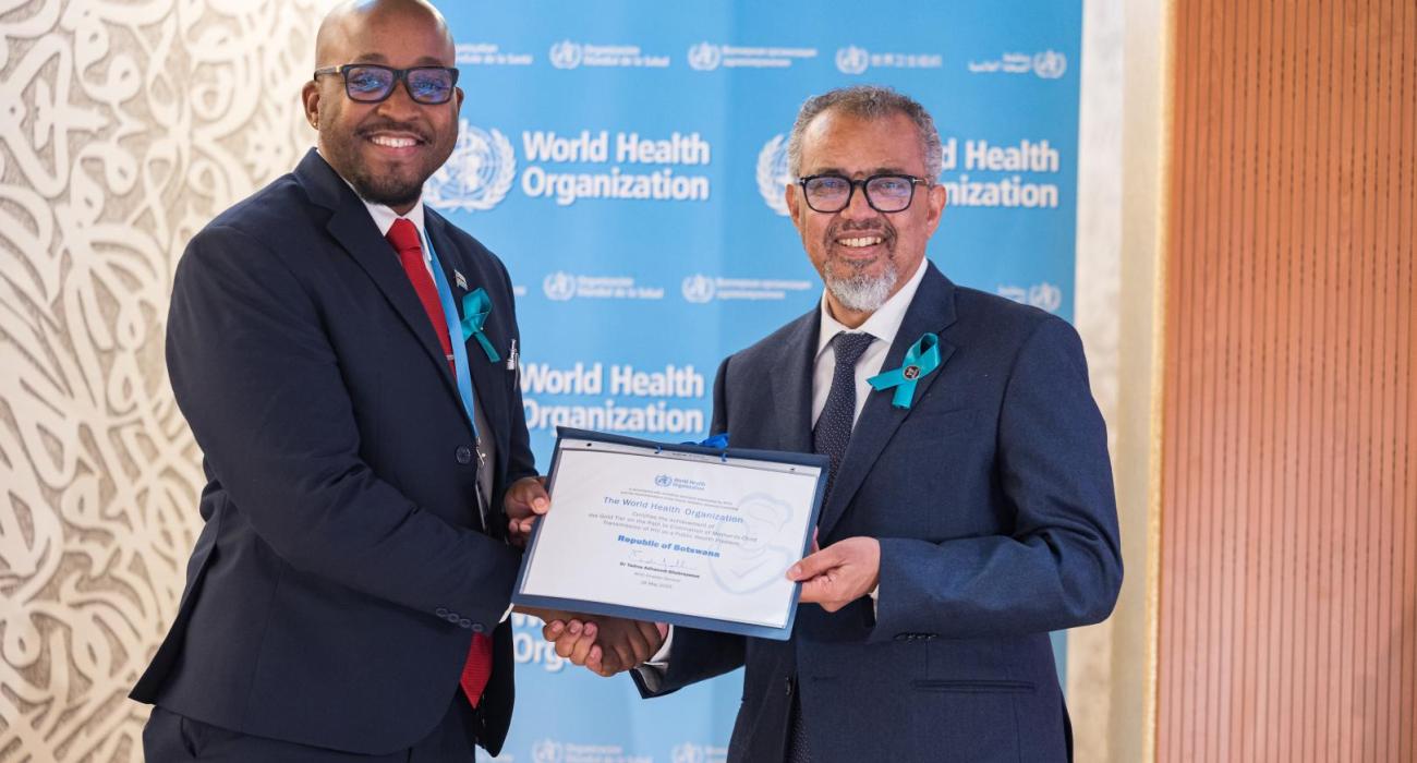 Botswana leads the way in eliminating mother-to-child transmission of HIV
