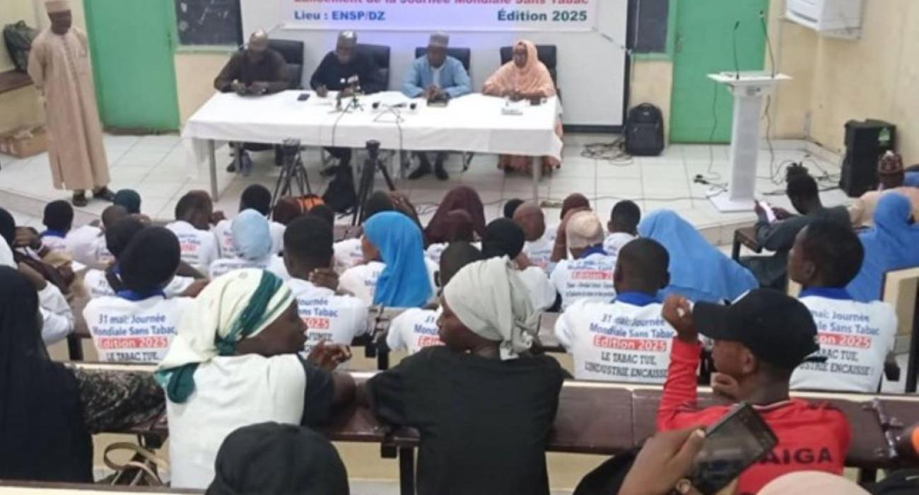 Une vue de la salle lors de la conférence débat sur le tabagisme