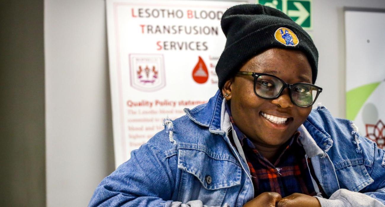Together, Lesotho’s blood donors save lives