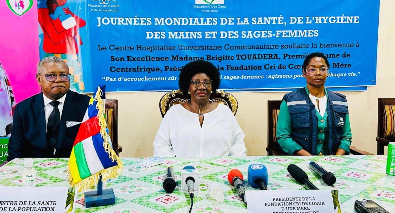 Visite Première Dame au CHU Communautaire