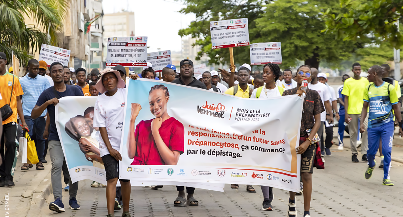 TOUT COTONOU MARCHE CONTRE LA DRÉPANOCYTOSE :  Une mobilisation forte pour briser le silence