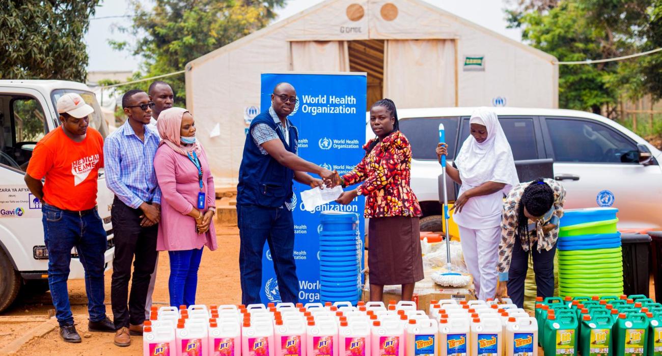 WHO supports Government Response to Influx of Asylum Seekers with Vital Health Supplies 