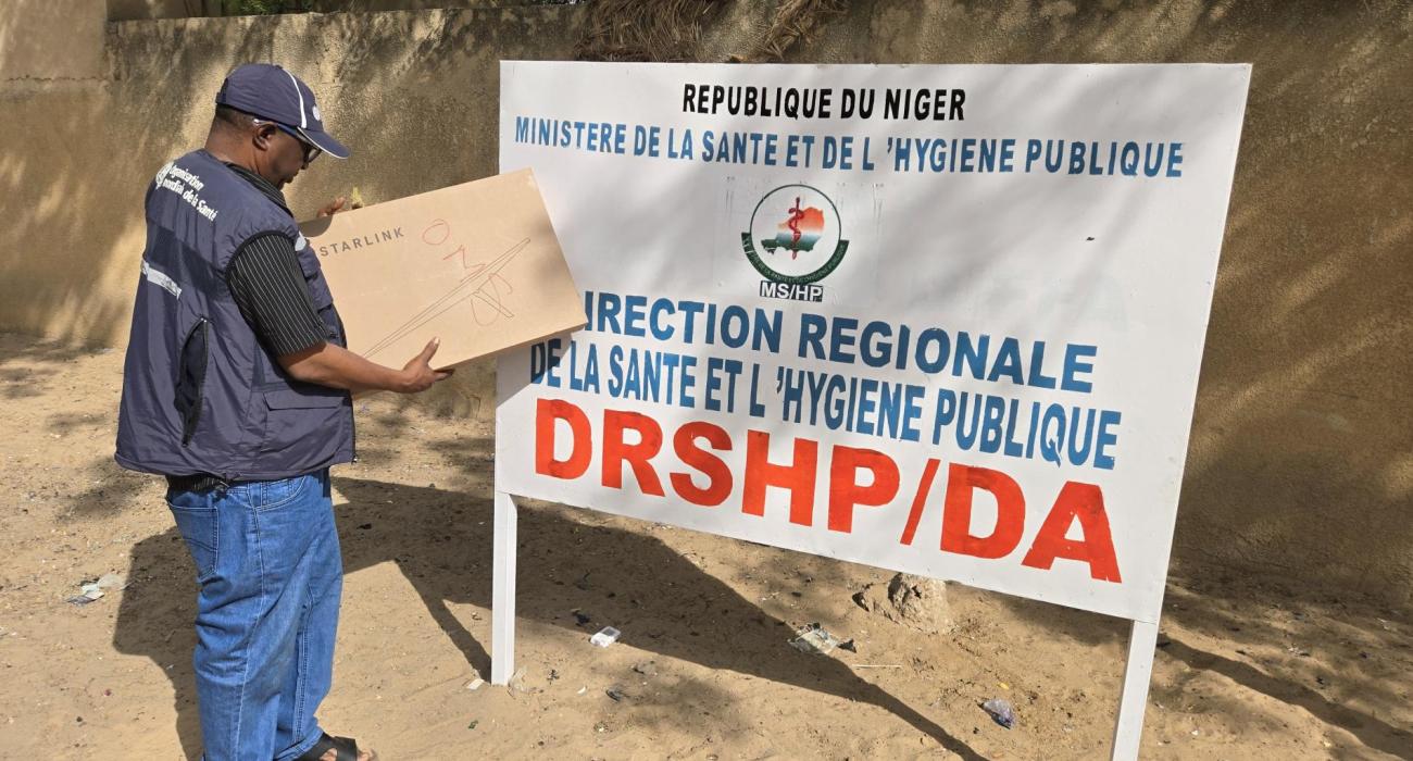L’OMS appuie le déploiement de la connectivité numérique dans les Directions régionales sanitaires au Niger 