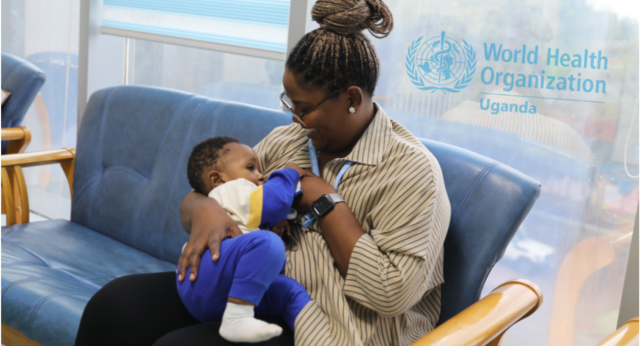 A breastfeeding space at WHO Uganda country office: Upholding every woman and baby’s right to breastfeed anytime, anywhere