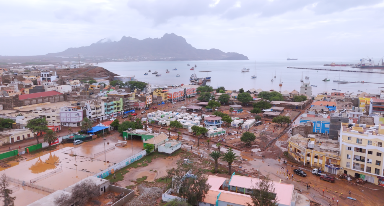 Heavy rains caused flooding in São Vicente