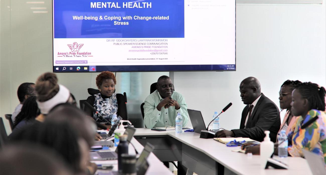 Prioritizing mental health and wellbeing during times of crisis at WHO Uganda: Resilience in the face of change