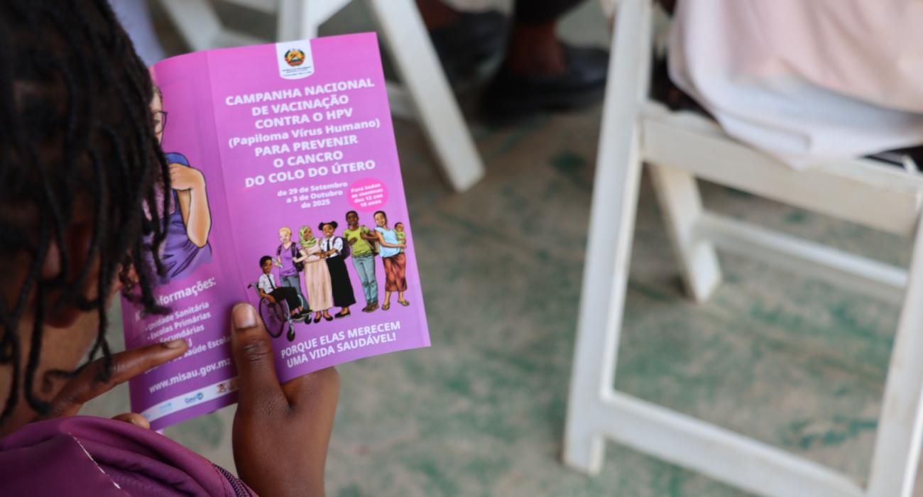 Gavi, OMS e UNICEF reforçam compromisso na prevenção do cancro do colo do útero em Moçambique, e garantem protecção a quase 3 milhões de raparigas