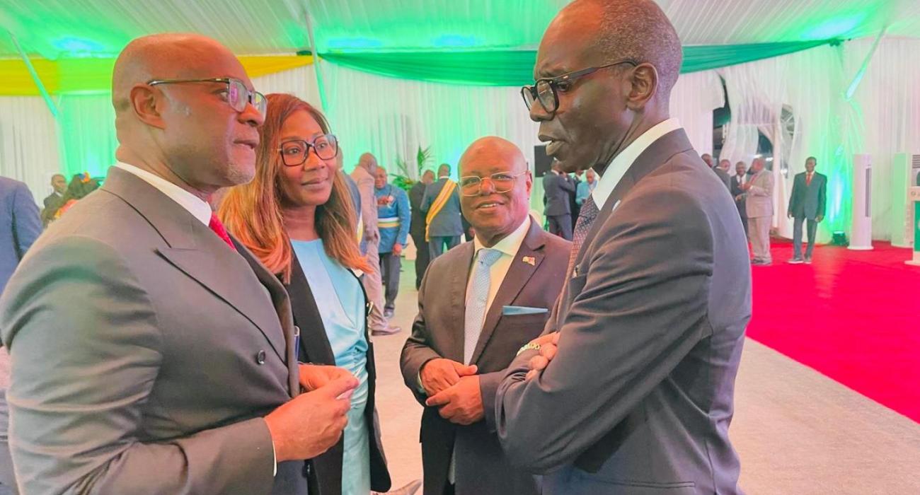 Directeur Régional et le Ministre de l'Economie du Congo à la CEMAC