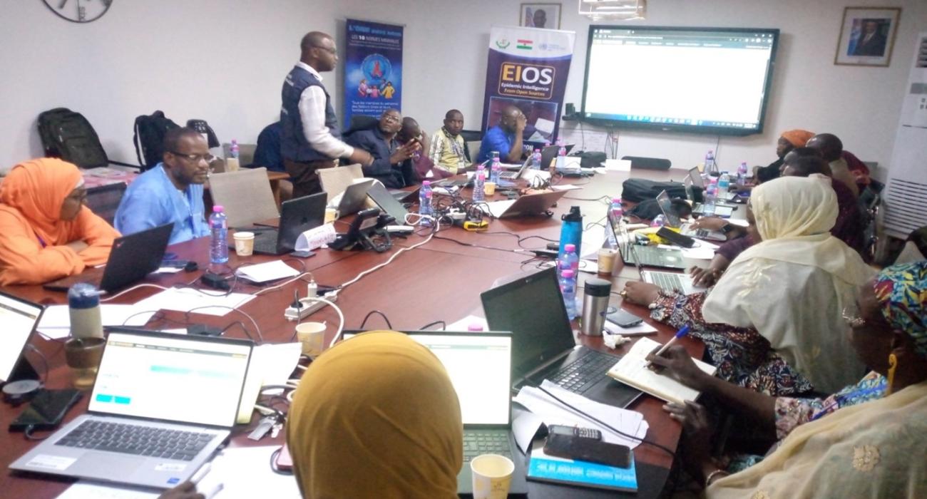 Une vue de participants à la formation EIOS