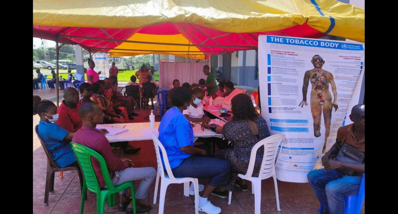 WHO at the UN@80 mobile clinic