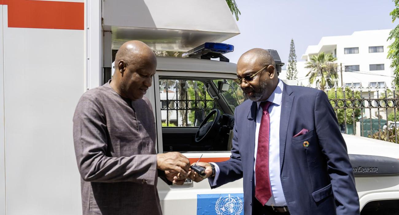 Le Dr Abdourahmane Diallo de l'OMS Afrique en mission au Sénégal pour renforcer la coopération sanitaire