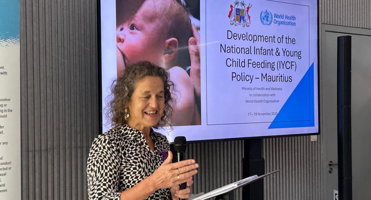 HO supports Mauritius in developing its first National Infant and Young Child Feeding Policy