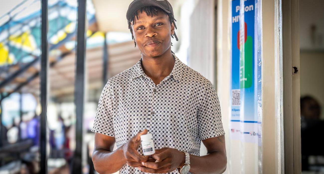 Samson Mutua, 27, is the first Kenyan to receive lenacapavir, a new injection that protects against HIV for six months with just two doses a year.