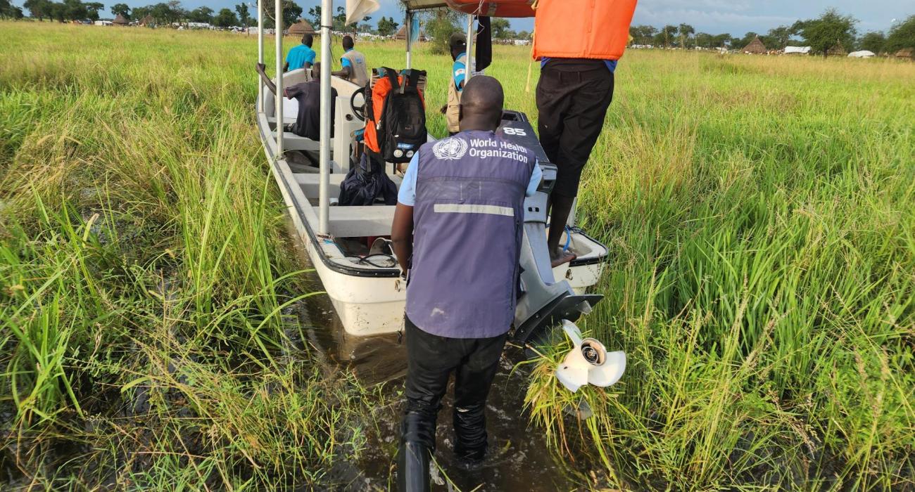 WHO prepositions interagency emergency health kits in Fangak
