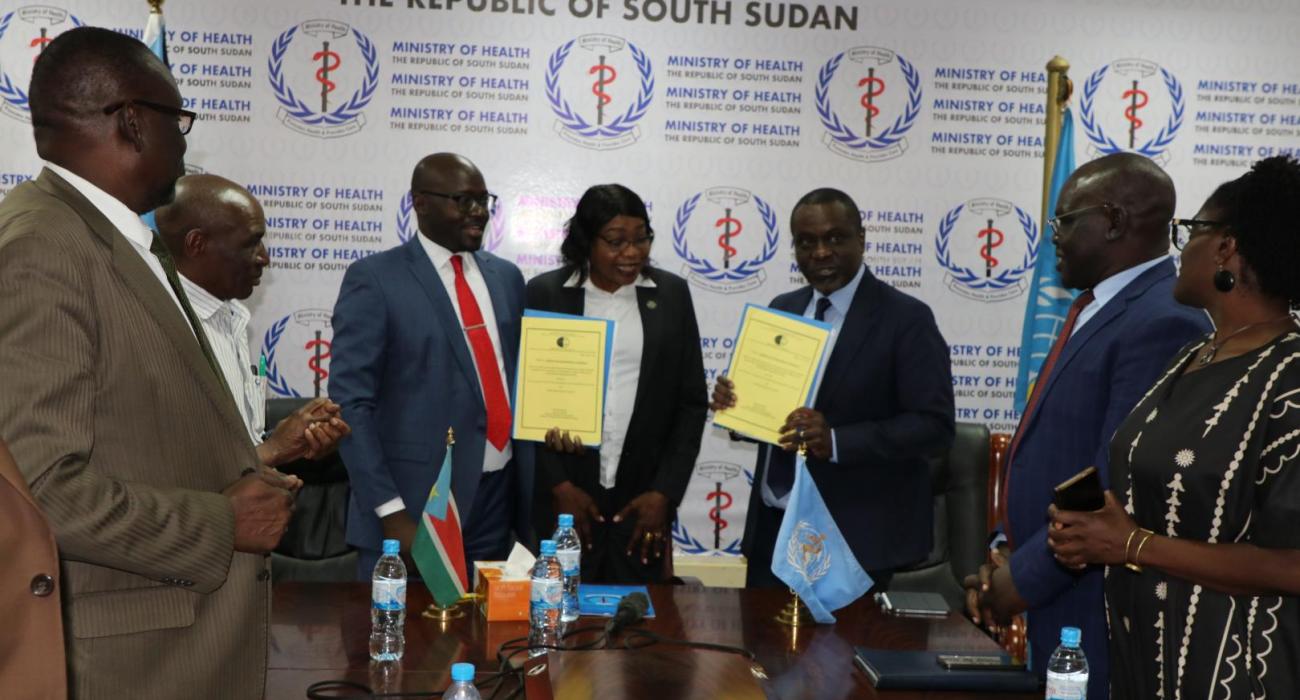 Signing agreement for the construction of a Permanent WHO Country Office Headquarters| Juba, 25 February 2026