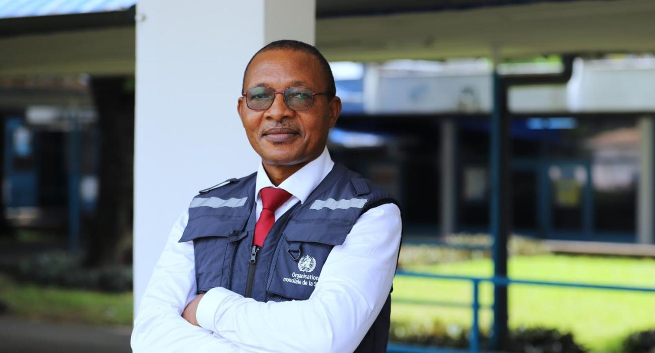 Le Dr Richard Fotsing, chef de l’équipe de préparation et de réponse aux urgences sanitaires au Bureau de l’Organisation mondiale de la Santé en RDC