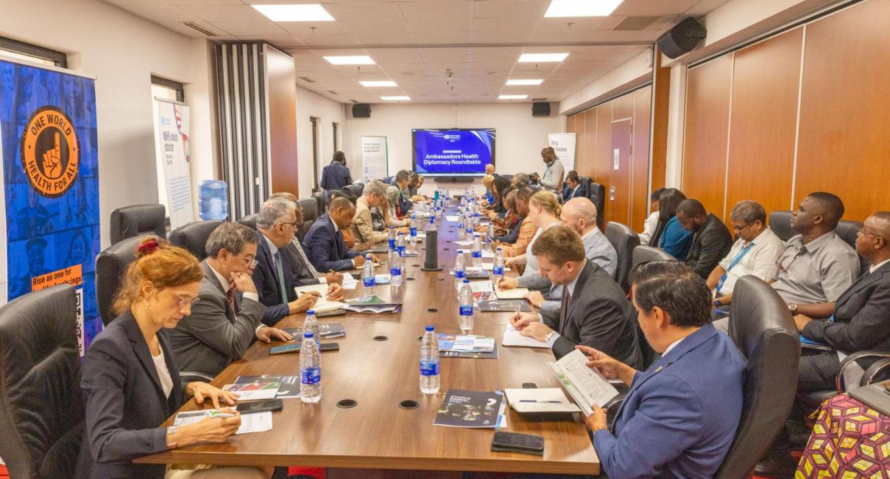 Delegates at the Ambassadorial Health Diplomacy Roundtable