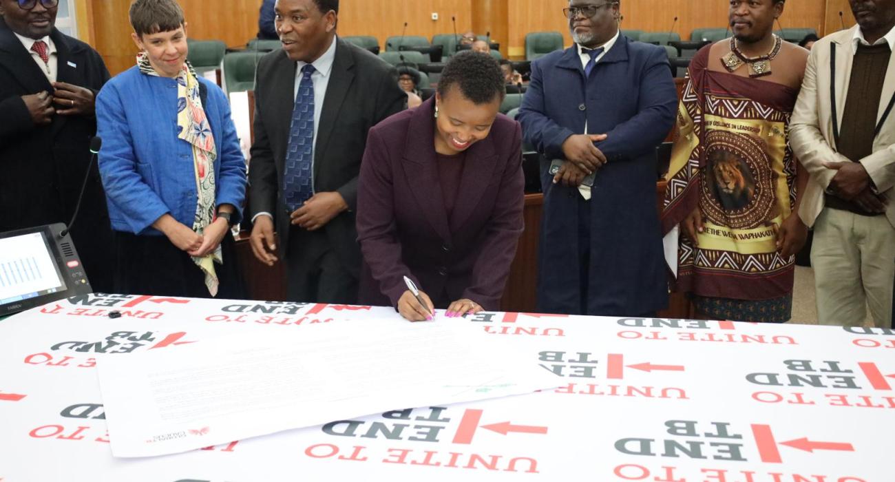 Launch of Lesotho TB Parliamentary Caucus