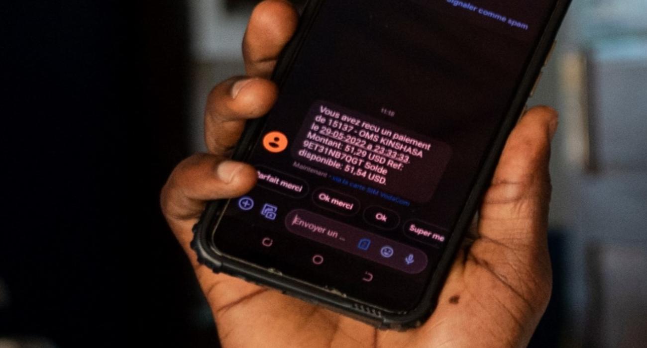 confirmation d'un paiement digital d'un acteur de la campagne 