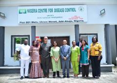Dr Moeti visits Nigeria Center for Disease Control