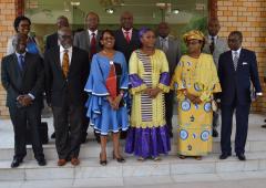 Group photo after the visit to the Ministry of Health