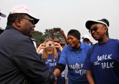 Walk the talk, Brazzaville, Congo - August 2019