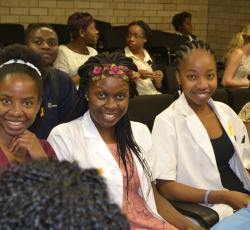 Participants at the public lecture on mental health in the workplace