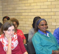 Mrs Rachel Coomer from CDC Namibia at the World Mental Health Day