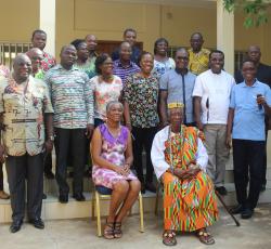 Le Roi Togbui Agokoli IV et l'ensemble du personnel de l'OMS